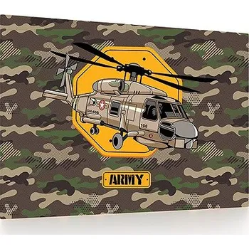 Podložka pod myš Oxybag Podložka na stůl 60 × 40 cm Helikoptéra