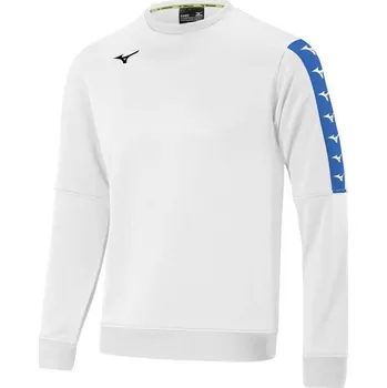Pánská mikina Mizuno Nara Training Sweat M - White Velikost: M