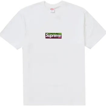 Pánské tričko Supreme Los Angeles Fire Relief Box Logo Tee White Velikost: S