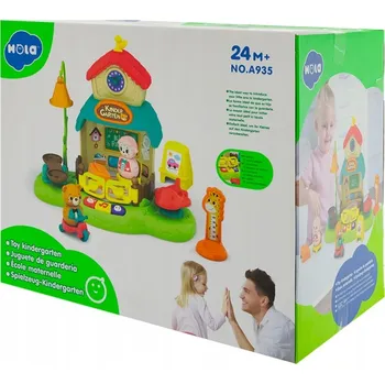 Hračka pro nejmenší INTERAKTIVNÍ PŘEDŠKOLKA PIANINKO HODINY FIGURKY