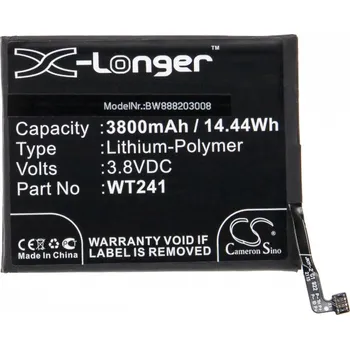 Baterie pro mobilní telefon VHBW Baterie pro Nokia 3 V, 3800 mAh