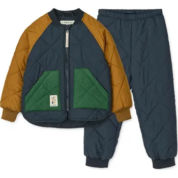 Kojenecká souprava Liewood Thermo souprava Zella Classic Navy Velikost: 110 / 5 let Liewood Zella Thermo Set