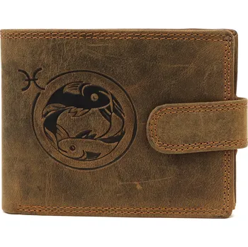 Pánská kožená peněženka Nordee L895-012 hnědá