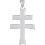 Olivie Stříbrný přívěsek SLOVENSKÝ KŘÍŽ 9674 Ag 925; ≤3,3 g.