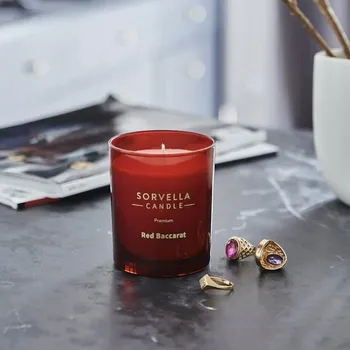Svíčka Sorvella Red Baccarat sójová vonná svíčka 170g
