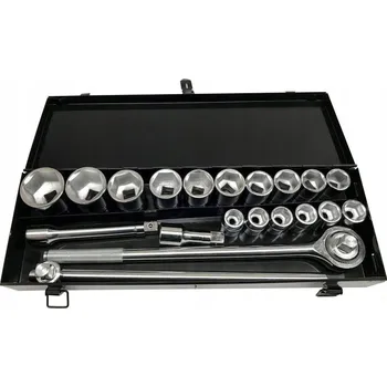 Klíč SADA NÁSTRČNÝCH KLÍČŮ 3/4" 21 DÍLŮ PRO NÁKLADNÍ VOZY, KALENÉ, CrV OCEL