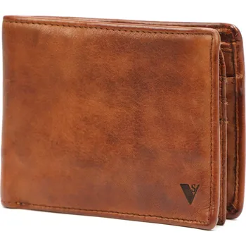 Peněženka Pánská kožená peněženka VS IN-1098 camel