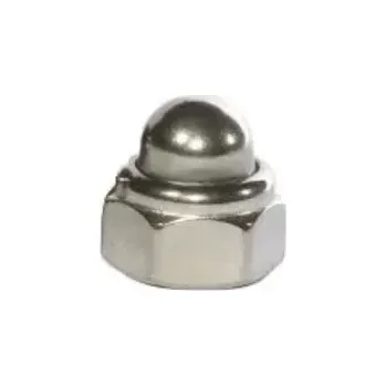 Matice Nerezová klobouková matice M5, samojistící, DIN 986, A2