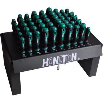HONITON Prodejní stojan se šroubováky 50 dílů