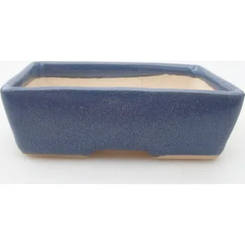 Květináč Mini bonsai miska 8 x 5,5 x 2,5 cm modrá