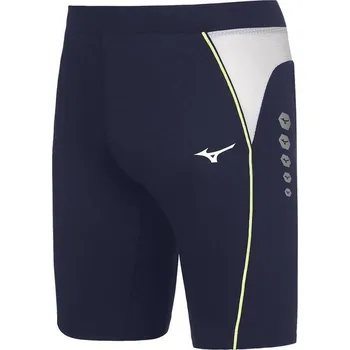 Pánské kraťasy Mizuno Premium JPN Mid Tight - Navy/White Velikost: L