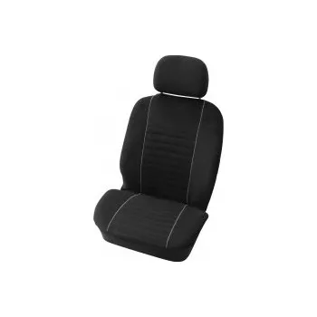 autokoberec CARPOINT Potahy sedadel Velours černé/šedé přední