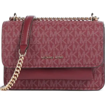 Michael Kors Claire Small - Taška přes rameno v vínová, imitace kůže, 236782 | Kabelky pro ženy & muže