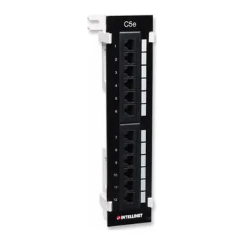 Patch panel Intellinet Network Solutions Patch Wall Panel 12 portů UTP Cat.5e (162470)