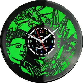 Hodiny KADEŘNICTVÍ STUDIO KRÁSY HODINY NÁSTĚNNÉ S FLUORESCENČNÍM POZADÍM