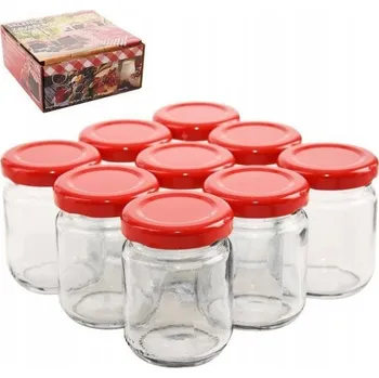 Zavařovací sklenice Sada skleněných Zavařovací Sklenice /nádob 9 ks 60 Ml