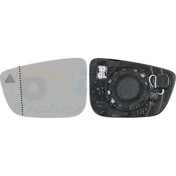 Auto zrcátko Sklo do zrcátka, vnější zrcátko VAN WEZEL 0593835