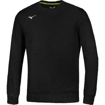 Pánská mikina Mizuno Terry Crew - Black Velikost: XXL