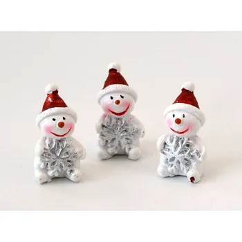 Dekorační mini figurka - Sněhuláček 1