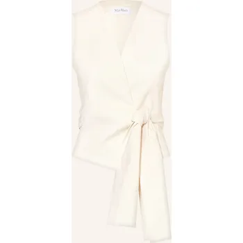 Dámská vesta Max Mara Dámská Zavinovací Vesta Zampa, režná, 40