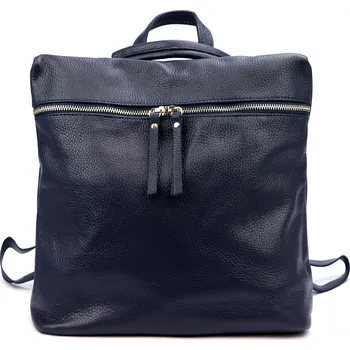 Městský batoh Dámský kožený batoh Luka 24-034 modrý