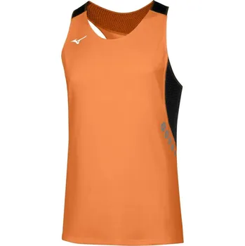 Mizuno Premium JPN Singlet - Orange Clown Fish/White Velikost: XXL