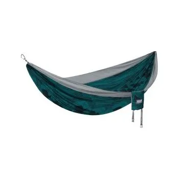 Houpací síť Eno DoubleNest Print MountainstoSea/Grey modrá