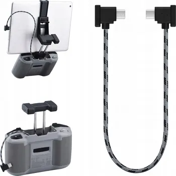 Dron MOCNY KABEL NYLONOWY OTG PRO OVLADAČ DJI MINI 2 3 4 PRO RC-N1 2 MICRO USB