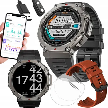 Hodinky Chytré Hodinky Lewer SMART WATCH ELEKTRONICKÉ HODINKY PANCÉŘOVÉ šedé