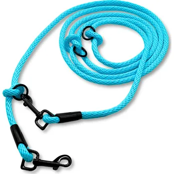 Vodítko pro psa PafDog® Přepínací nastavitelné vodítko 8mm, 11 délek, světle tyrkysové DÉLKA VODÍTKA: 6 metrů