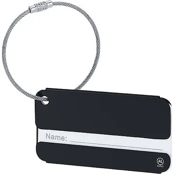 Příslušenství k zavazadlu Halux - visačka na kufr, černá