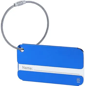 Příslušenství k zavazadlu Halux - visačka na kufr, modrá