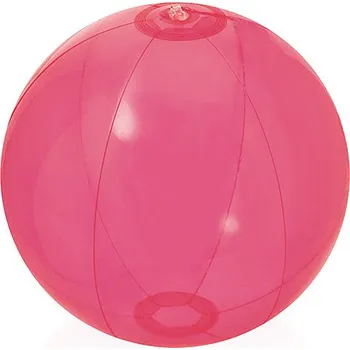 Nemon - Plážový míč, transparentní růžová