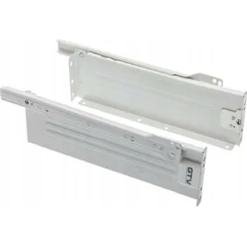 Nábytkové kování Šuplík Metalbox GTV , kovové bočnice V-86 400 mm