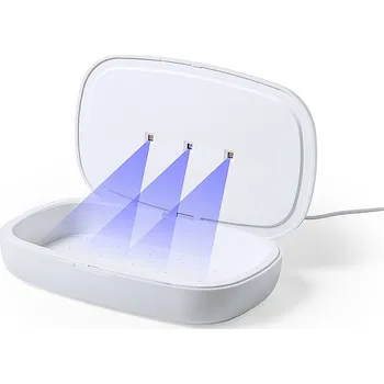 UV sterilizátor Halby - Nabíječka UV sterilizační box, bílá