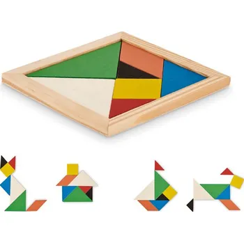 Puzzle Dřevěné puzzle Tangram - TANGRAM, dřevo