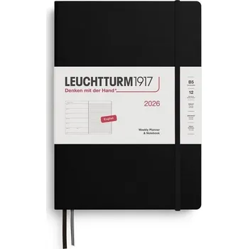 Diář Weekly Planner &amp; Notebook 2026 Composition (B5) Black