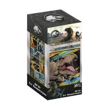 Set školních potřeb Kolorowanka z piórnikiem Jurassic
