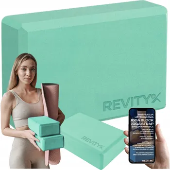 podložka na cvičení Kostka na Jógu Blok na Protahování PĚNOVÁ EVA ODOLNÁ Mátová