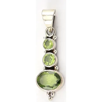 Přívěsek Přívěsek olivín - stříbro
