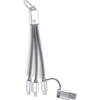 Datový kabel Bikoc - Nabíjecí kabel, stříbrná