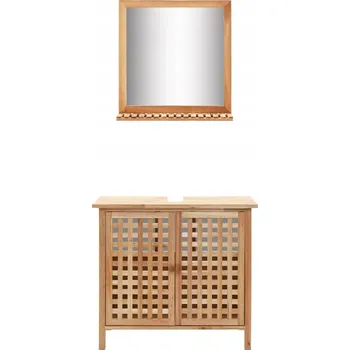 Koupelnový nábytek Sada koupelnového nábytku vidaXL, 2 díly