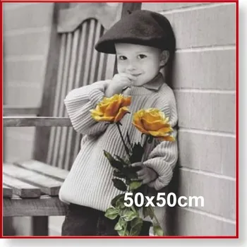 Obraz Hliníkový rám na fotku nebo plakát 50x50 cm, černý polomat