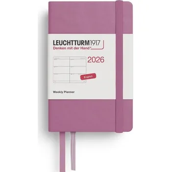 Diář Weekly Planner 2026 Mini (A7) Dusty Rose