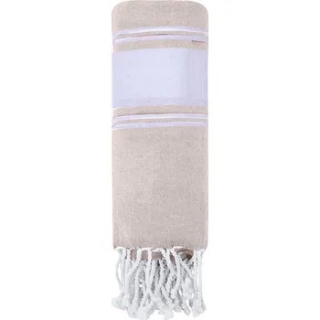 Ručník Lainen - Ručníkové pareo, hnědá