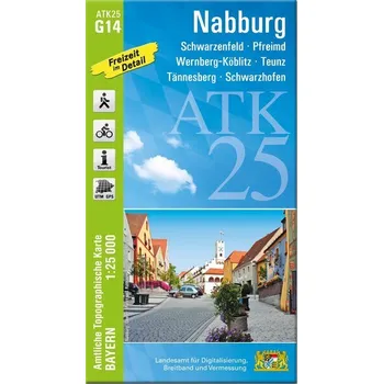 ATK25-G14 Nabburg (Amtliche Topographische Karte 1:25000) - Landesamt für Digitalisierung, Breitband und Vermessung