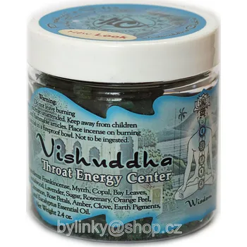 Vonná tyčinka Vykuřovací směs 5. čakra VIŠUDDHA 68g