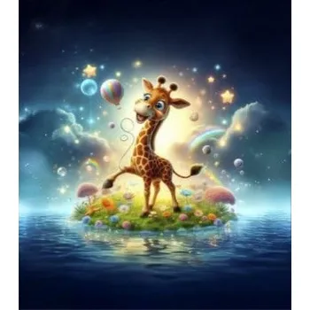 Panel - Úplet- Tančíčí žirafa