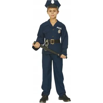 Karnevalový kostým KARNEVALOVÝ KOSTÝM POLICISTY Kostým POLICISTY VELIKOST L 140 Cm