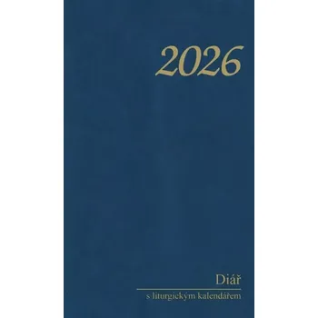 Diář Kapesní diář 2026 (modrý)